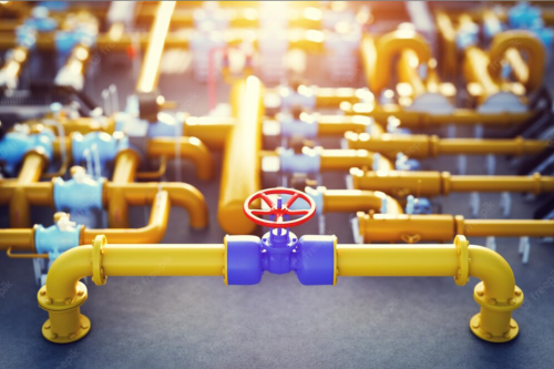 NATURAL GAS LINE PIPES